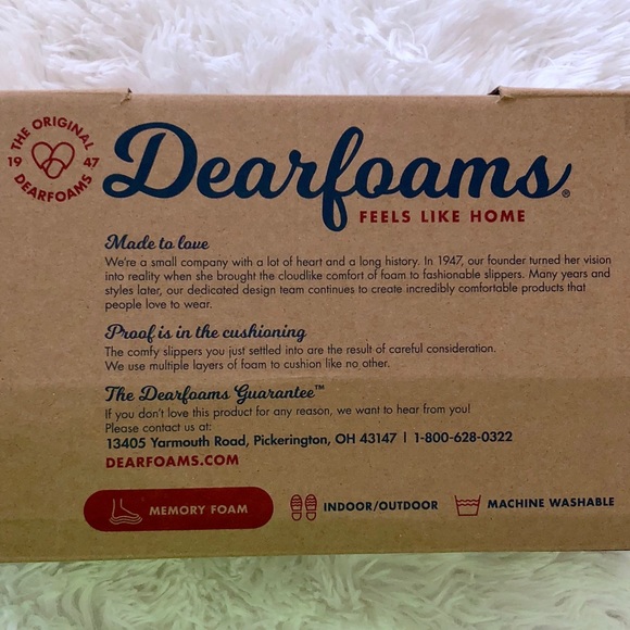 Dearfoams | Burgundy Microsuede Clog Slippers - Picture 8 of 8